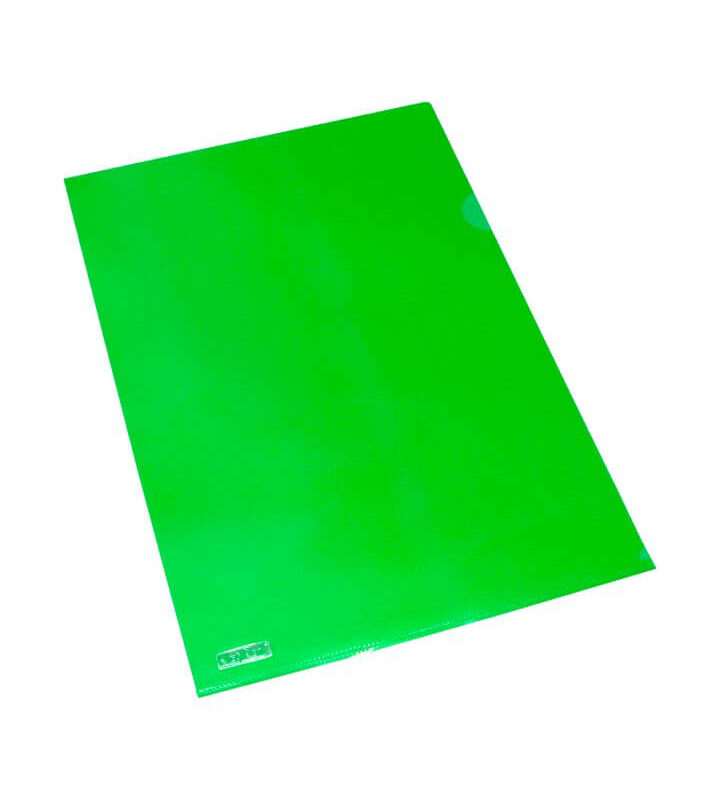 Pasta L PP A4 Verde com 10