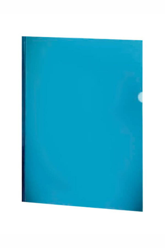 Pasta com Canaleta PP A4 Azul/Azul com 5