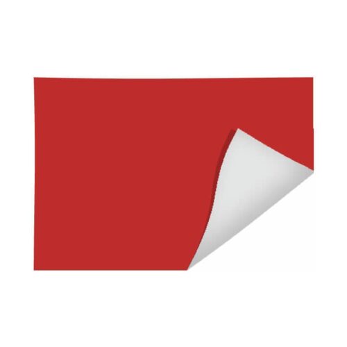 Papel Dobradura Espelho A2 Vermelho 100 Folhas 47x66 cm Romitec