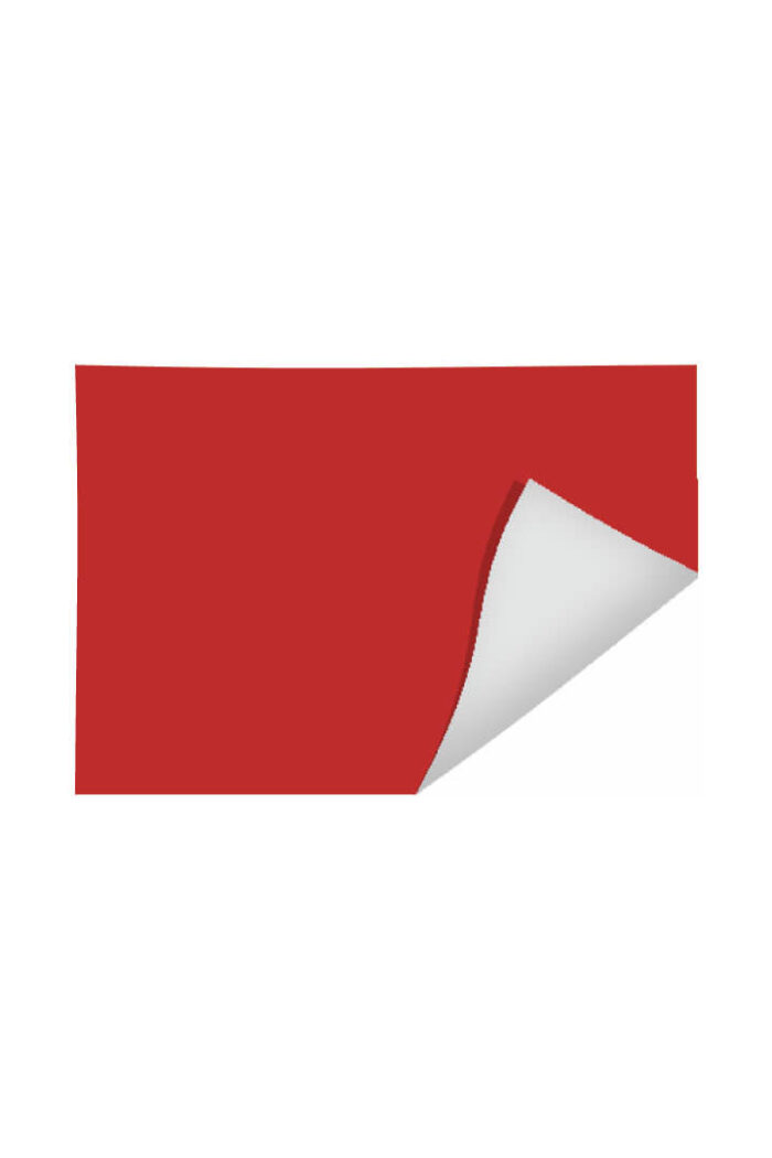 Papel Dobradura Espelho 470mm X 660mm Vermelho com 100 Folhas