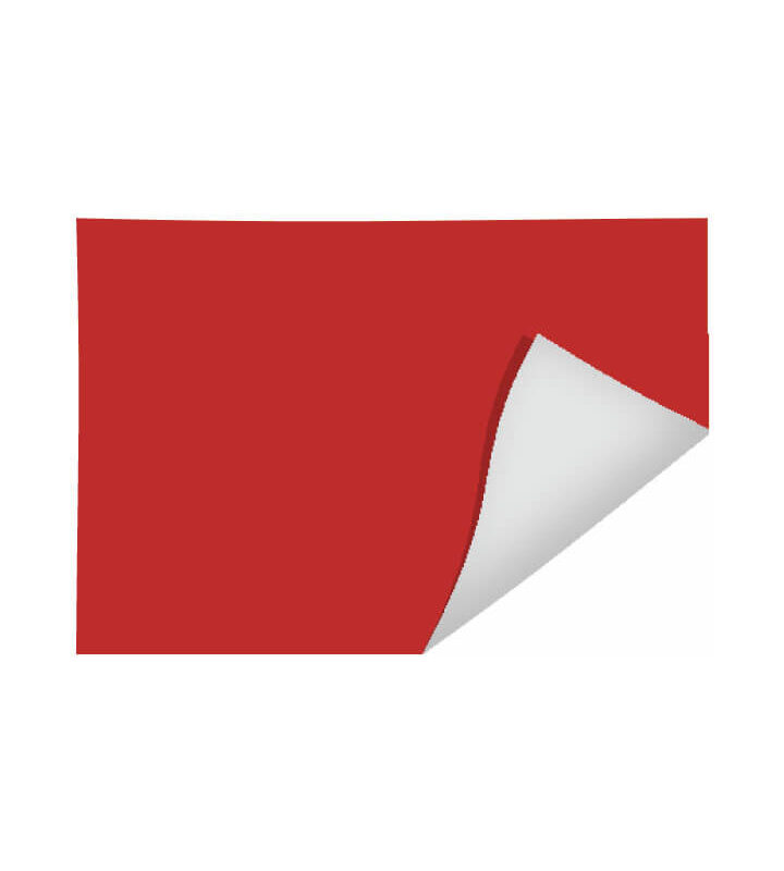Papel Dobradura Espelho 470mm X 660mm Vermelho com 100 Folhas
