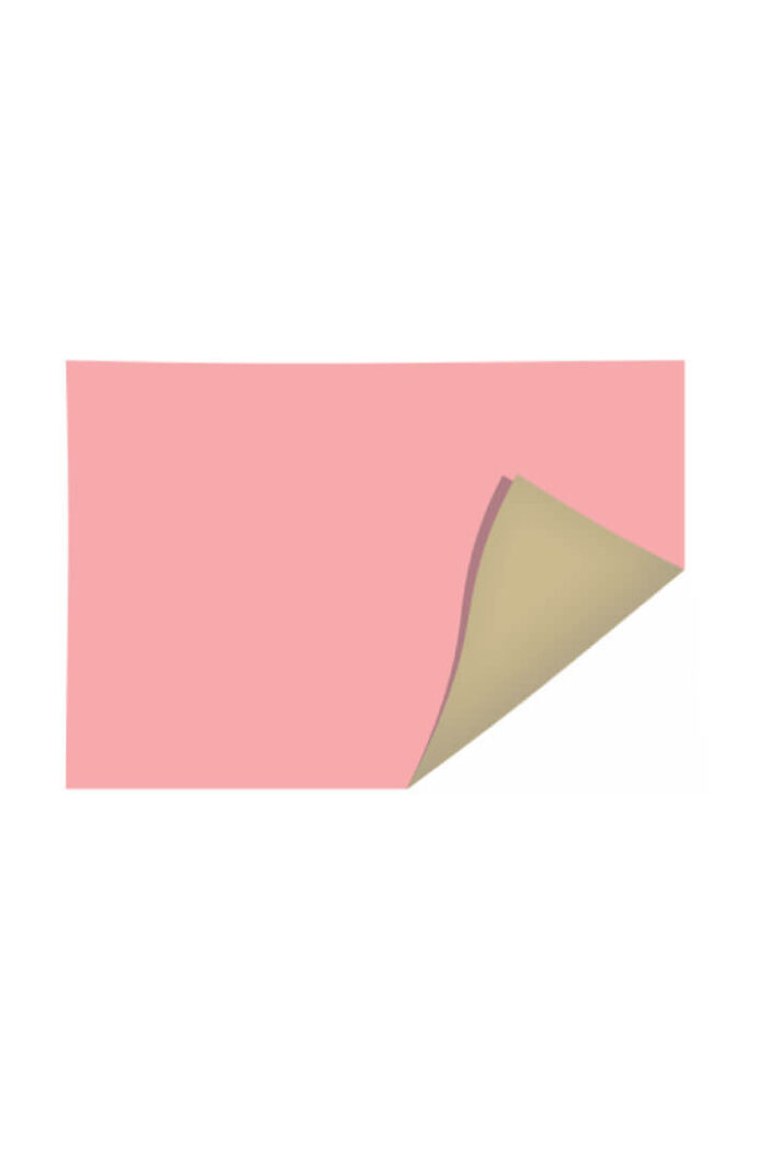 Papel Cartão Cartaz 470mm X 660mm Rosa Pastel com 20 Folhas