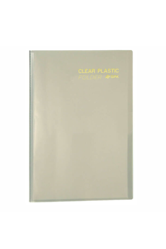 Pasta Catálogo PP Ofício Clear Plastic Folder 50 Sacos Crital
