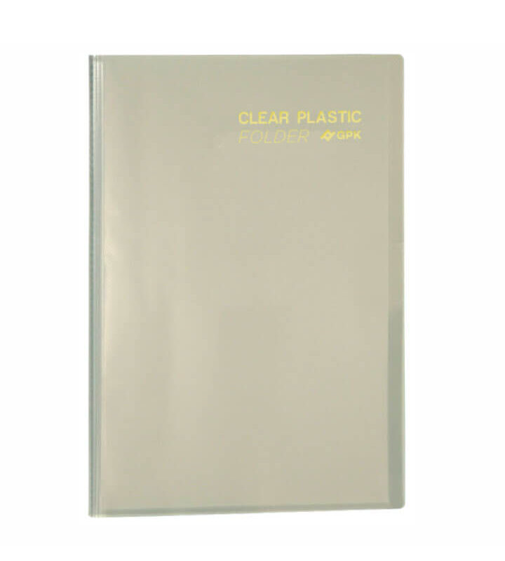 Pasta Catálogo PP Ofício Clear Plastic Folder 50 Sacos Crital