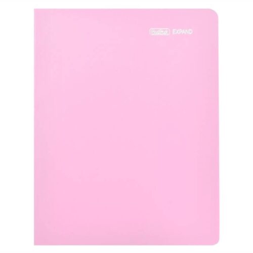 Pasta Catálogo A4 Expand 50 Sacos com 4 Parafusos Plásticos PP 23x31 cm Rosa PlastPark