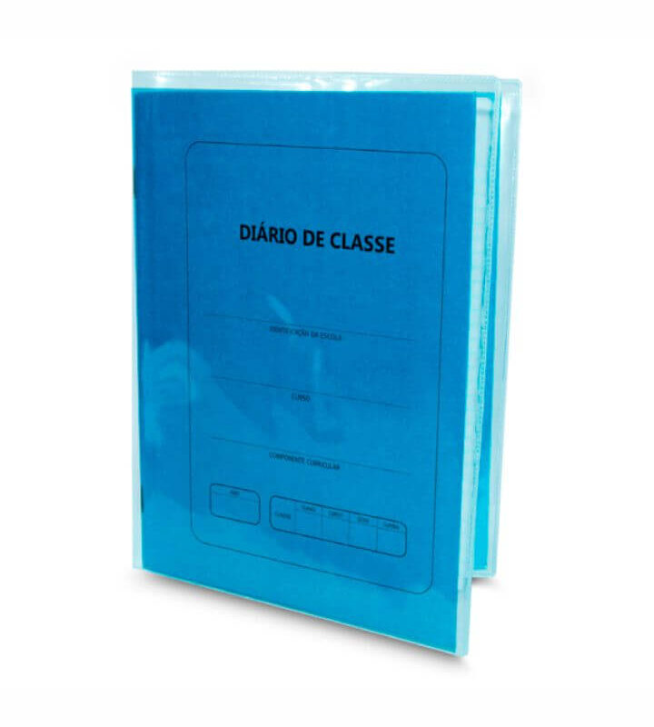 Capa PVC Camurça para Diário de Classe 254mm X 322mm Incolor com 3