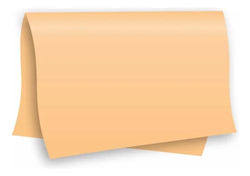 Papel Color Set A2 Cartolina Dupla-Face Laranja Pastel 20 Folhas 48x66 cm Romitec