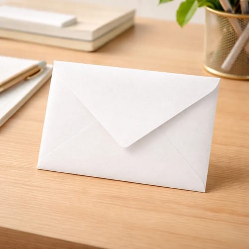 Envelope Convite 120 g/m² Textura Linho 16x22 cm Branco 50 Unidades Romitec - Imagem 3