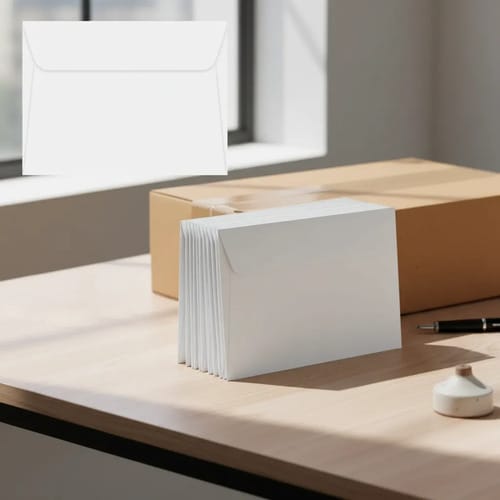 Envelope Comercial Carta 63 g/m² 11x16 cm Branco 1000 Unidades Romitec - Imagem 3