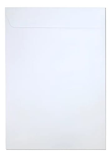 Envelope Saco 75 g/m² Br23 16x23 cm Branco 100 Unidades Romitec