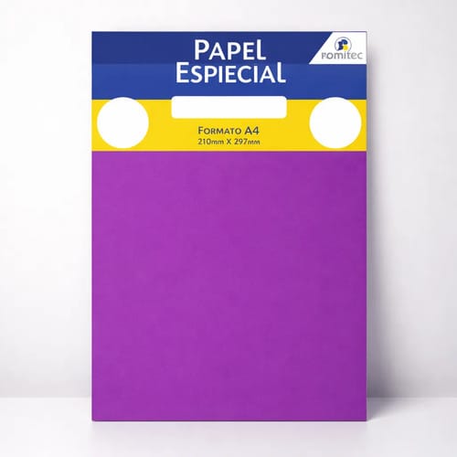 Papel A4 180 g/m² Color Color Mais Lílas 25 Folhas 21x30 cm Lilás Romitec - Imagem 5