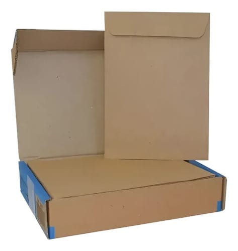 Envelope Saco 75 g/m² Kn28 Kraft 20x28 cm Natural 100 Unidades Romitec - Imagem 3