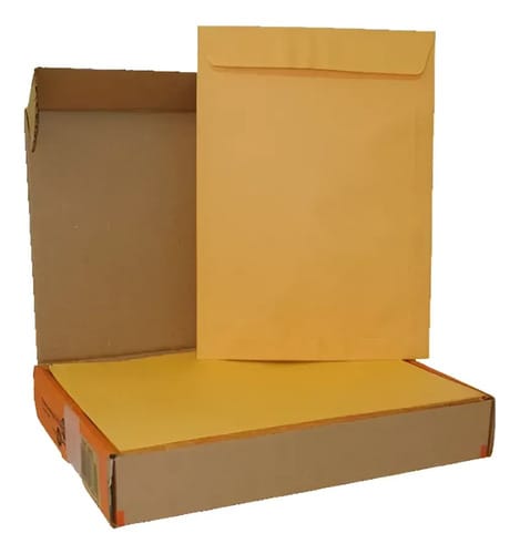 Envelope Saco 75 g/m² Ko32 Ouro 23x32 cm 100 Unidades Romitec - Imagem 3