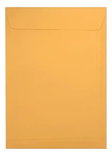 Envelope Saco 75 g/m² Ko23 Kraft 16x23 cm 100 Unidades Romitec