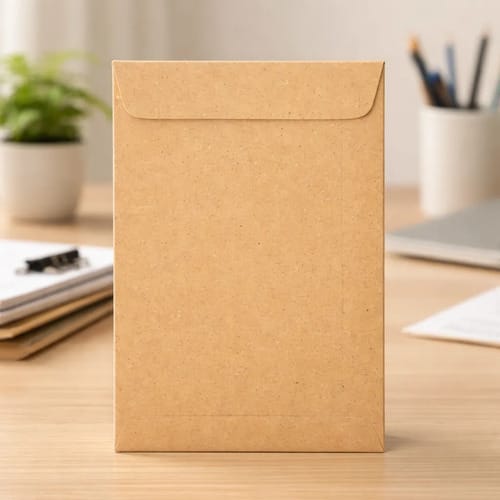 Envelope Saco 75 g/m² Kn23 Kraft 16x23 cm Natural 100 Unidades Romitec - Imagem 5