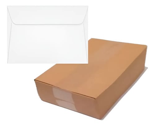 Envelope Comercial Carta 63 g/m² 11x16 cm Branco 1000 Unidades Romitec - Imagem 2