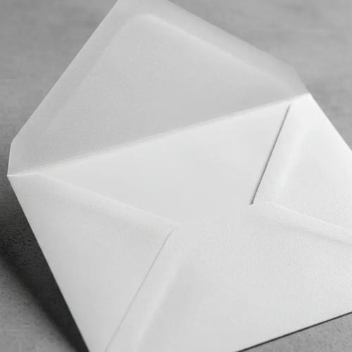 Envelope Convite 120 g/m² e Cartões 120 g/m² 20x13 cm Metálico 14x21 cm Branco 25 Unidades Romitec - Imagem 4