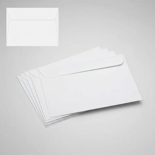 Envelope Comercial Carta 63 g/m² 11x16 cm Branco 1000 Unidades Romitec - Imagem 5