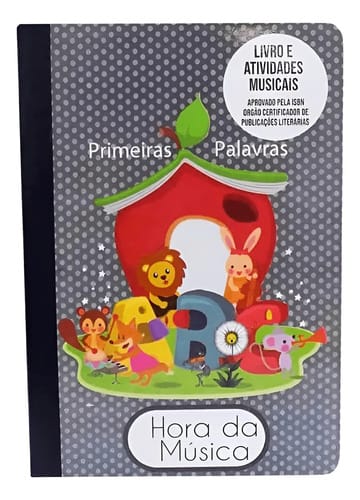 Abc Hora da Música com Atividades Inicialização Musical 31x22 cm Preto 52 Páginas Romitec