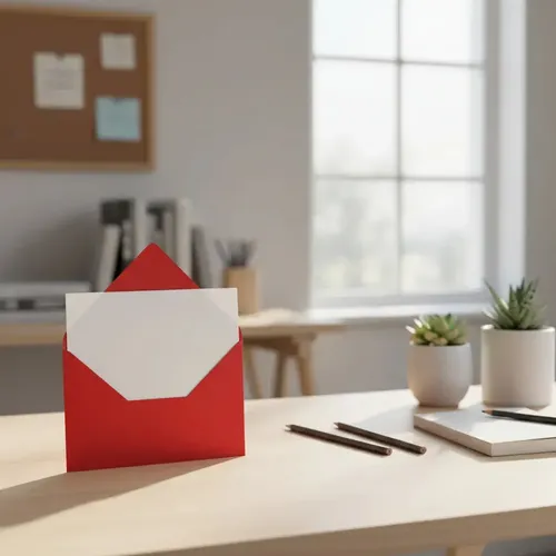 Envelope Convite + Cartões 120/180 g/m² 20x13 cm Casca de Ovo 14x21 cm Vermelho Romitec 25 Unid 25 Unidades - Imagem 5