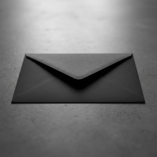 Envelope Convite 120 g/m² 16x22 cm Preto 50 Unidades Romitec - Imagem 5