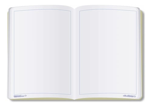 Caderno Alibombom Brochurão 60 Folhas Capa Flexível Margeado sem Pauta 31x22 cm Azul Romitec - Imagem 2