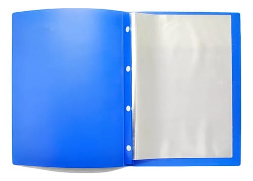 Pasta Catálogo A4 Expand 25 Sacos com 4 Parafusos Plásticos PP 23x31 cm Azul PlastPark - Imagem 2