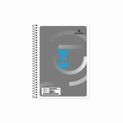 Caderno 1/4 96 Folhas Espiral Capa Flexível 14x20 cm Sortido Romitec