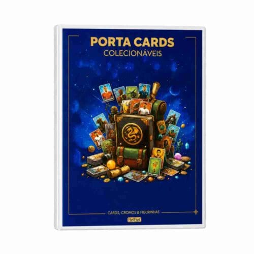 Pasta Soldada PlastPark Porta Cards Figurinha Album Coleção