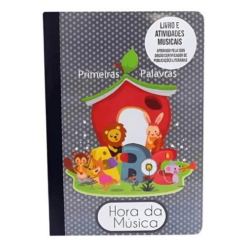 Abc Hora da Música com Atividades Inicialização Musical 31x22 cm Preto 52 Páginas Romitec